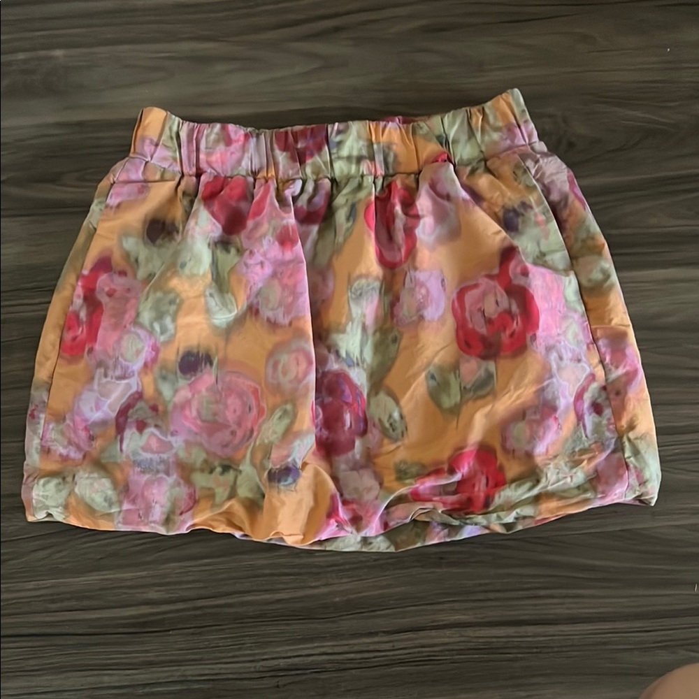I. Crew Floral Women's Bubble Skirt - Multicolor